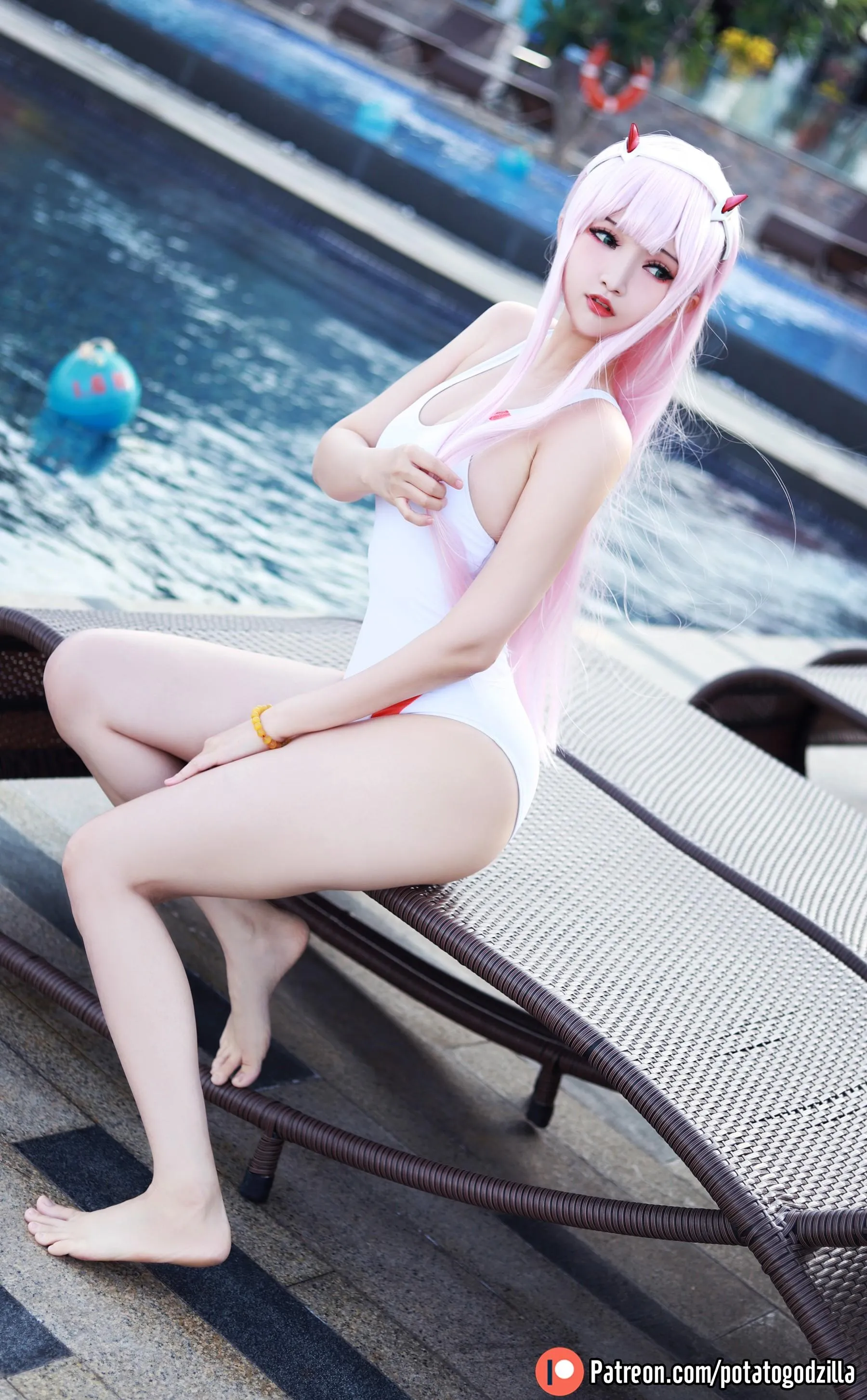 Potato Godzilla – NO.74 Zero Two Swimsuit [29P]插图1